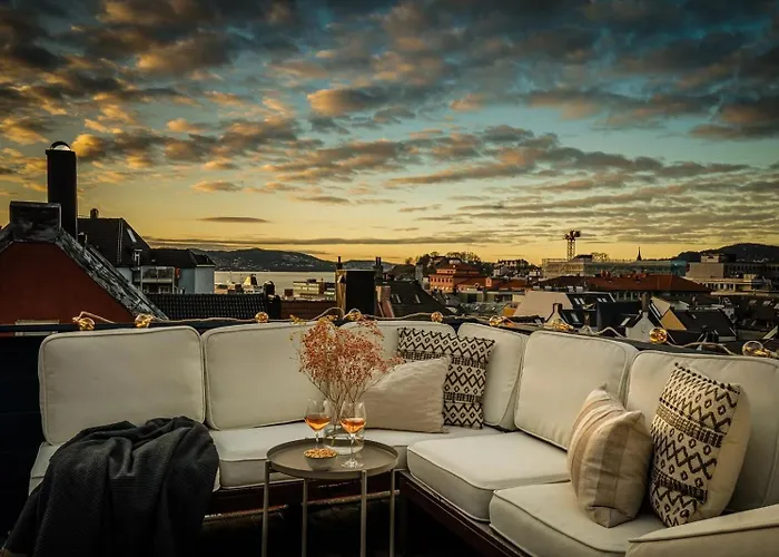 Penthouse Apartment In The Heart Of Bergen With Beautiful Private Rooftop